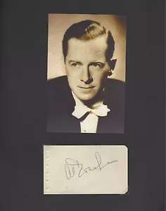 AL DONAHUE VIOLINIST BIG BAND LEADER SIGNED VINTAGE AUTOGRAMM DISPLAY COA - Bild 1 von 2