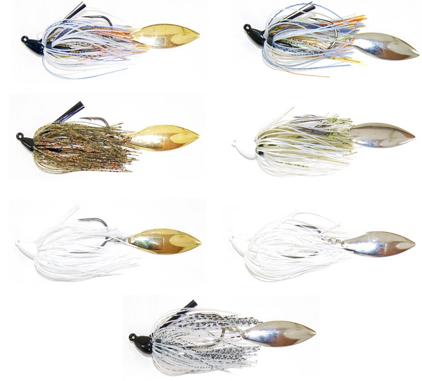 Gambler Southern Flash Bladed Swim Jig Bass Fishing Swim Jig w/ Willow Blade - Image 1 of 1