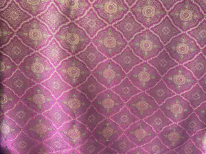 Tessuto multiuso leggero damascato jacquard viola da cortile - Foto 1 di 1