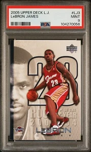 PSA 9 MINT 2005 UPPER DECK LJ LeBRON JAMES #LJ3 CAVS 70056 BJ284 - Picture 1 of 2