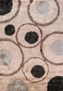 Modern Shaggy Abstract Rug Hand-tufted Plush Carpet 6x9 ft - Picture 1 of 15