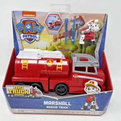 PAW PATROL Большой Грузовик Щенки Marshall Трансформирующийся Спасательный Грузовик - Изображение 1 из 4