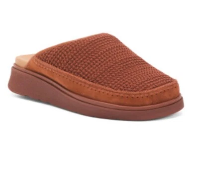 FITFLOP GEN FF EO1 钩针带绒面革拖鞋夹层棕色 7 — 第 1/4 张图片