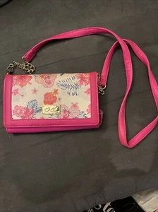 Betsey Johnson Hot Pink Crossbody - Picture 1 of 5