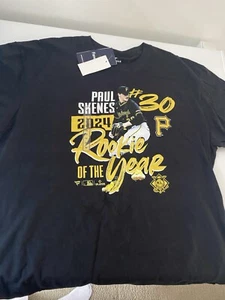 NEW Paul Skenes 2024 National League Rookie of the Year Fanatics T Shirt XL - Picture 1 of 13