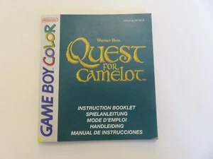 NOTICE MODE D'EMPLOI GAME BOY COLOR QUEST FOR CAMELOT NEU5 - Picture 1 of 2