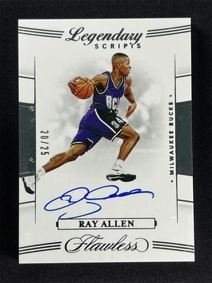 2019-20 Panini Flawless Ray Allen #LS-RAL Legendary Scripts Autographs Auto /25 - image 1 of 2