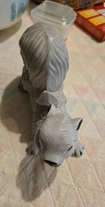 VINTAGE Ceramic Squirrel Figurine Handmade 9.5" - Picture 1 of 2