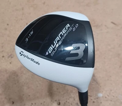 (USADO EN EXCELENTE ESTADO) Quemador TaylorMade Superfast 2.0 3-Madera 15° Damas Flex REAX Foto 1 de 4