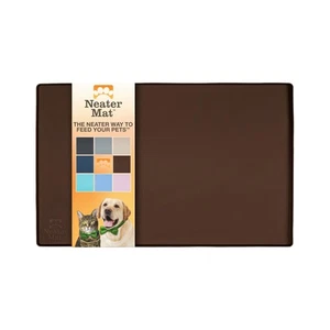 Neater Mat Pet Mats for Food and Water, Cat & Dog Bowl Mat Waterproof Silicon... - Picture 1 of 9