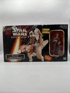 Star Wars Kaadu and Jar Jar Binks Phantom Menace Episodio I Caja dañada - Imagen 1 de 7