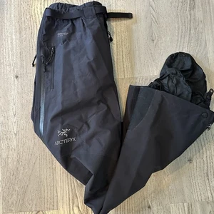 Pantaloni neri Arc'teryx Gore-tex da neve sci shell uomo taglia large L - Foto 1 di 17