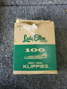 LADY ELLEN KLIPPIES 94 Pin de una sola punta Clips de rizo Paquete profesional Años 60 - Imagen 1 de 3