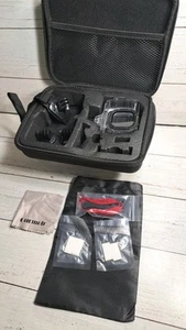 Kleine Tragetasche für Gopro und Zubehör, 9 x 7 x 2,5 Zoll, solide, schwarz - Bild 1 von 7
