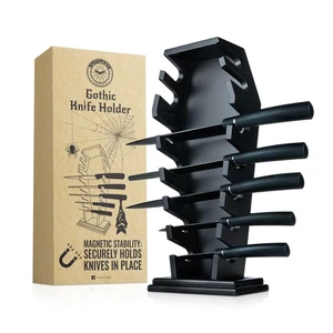 Coffin holder has 14 Magnets for 7 - Gothic Kitchen Decor and Goth Kitchen , ... - Picture 1 of 6