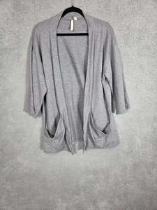 Pure Jill Cardigan Sweater Womens Large Open Front Stretch Lightweight Drape Lay - Picture 1 of 7