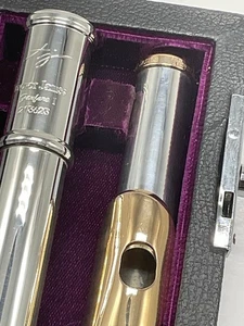 Neuwertige Trevor James "Fanfare 1" Virtuose Rose Gold Lip&Tip Flöte massiver Silberkopf - Bild 1 von 18