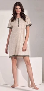Lormar Camicia Da Notte Donna Mezza Manica Viscosa 637209 - Foto 1 di 1