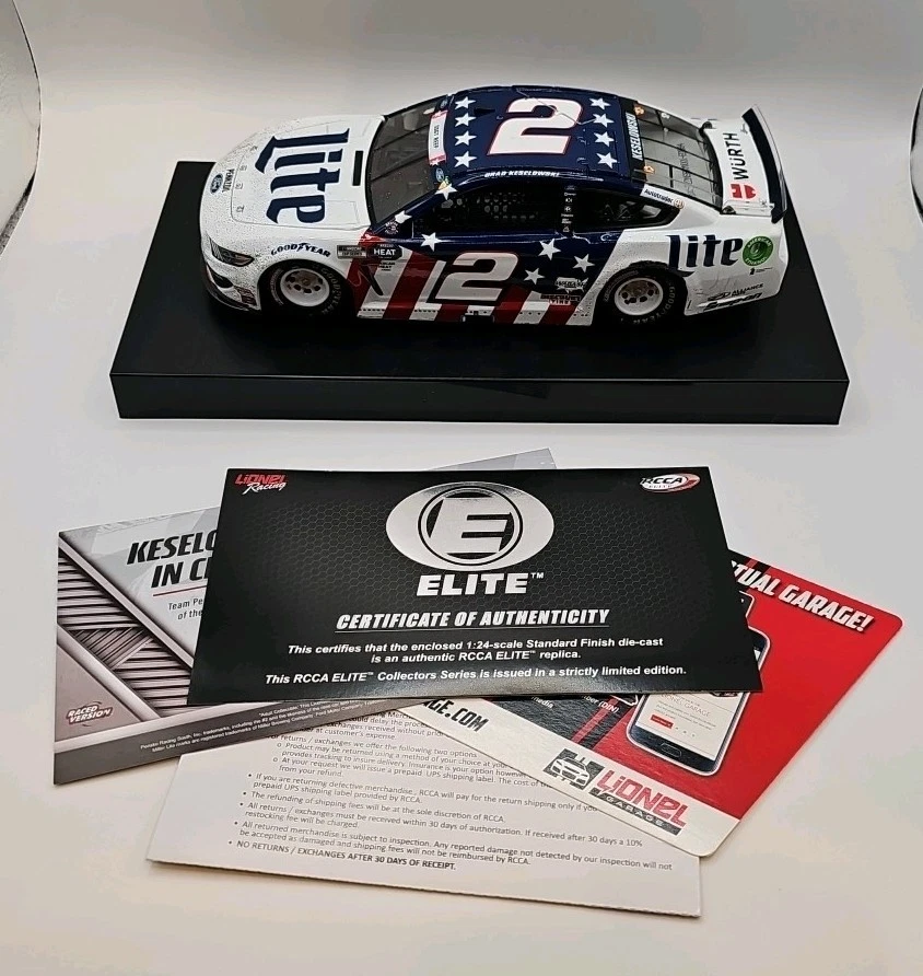 Brad Keselowski NASCAR Lionel Elite Die-cast 1:24 Scale #2 Charlotte Win 2020 - Image 1 of 4