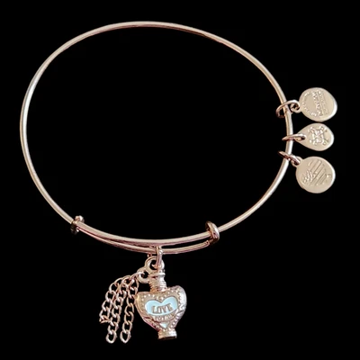 Botella de poción de amor Alex And Ani Harry Potter oro rosa nueva sin etiquetas Foto 1 de 3