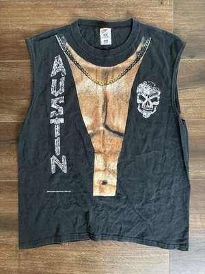 Vintage WWF Stone Cold Steve Austin Sleeveless Shirt-Original- Rare- No Reprint - Image 1 of 4