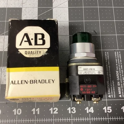ALLEN BRADLEY 800T-PB16G SER. T 120V (LBB30P) Foto 1 de 3