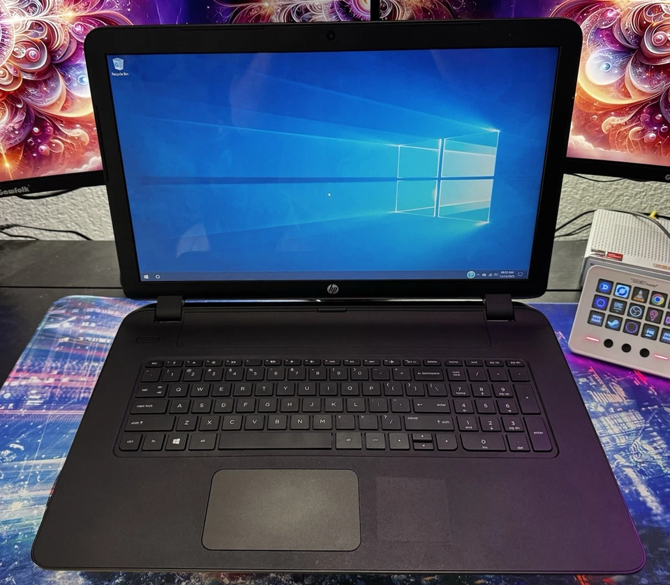 💻Notebook HP💿17-p161dx💿W10 AMD A10 Radeon R6✔️6GB DDR3✔️Unidad de disco duro de 1 TB✔️Unidad de DVD💿 Foto 1 de 4