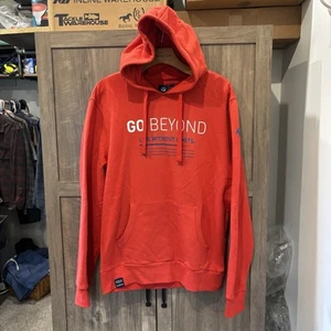 North Sails Go Beyond Men’s Small Hoodie Sweatshirt Red EUC - Picture 1 of 14