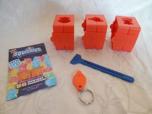 Lot of 3 "Elmer's Squishies" Orange Mystery Molds  #49 #52 #74 MOLDS ONLY + Gift - Picture 1 of 2
