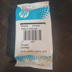 HP Genuine 63XL Tri-color Ink Cartridge (F6U63AN) New Open Package - Picture 1 of 5