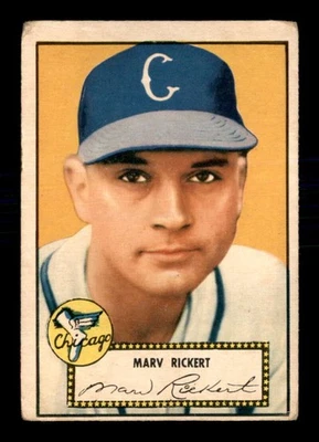 1952 Topps #50 Marv Rickert   VG X2917248 - Image 1 of 2