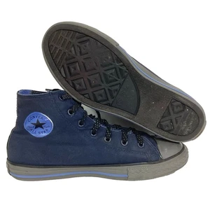 Converse CTAS Unisex Youth Sz 4.5 Obsidian/Oxygen Blue/Thunder High Tops 654211F - Picture 1 of 12