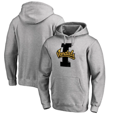 Men's Ash Idaho Vandals Primary Team Logo Pullover Hoodie - Image 1 of 3