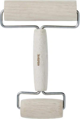 Rodillo de madera para pastelería/pizza Norpro 4 pulgadas/10 cm 4 pulgadas, como se muestra  Foto 1 de 4