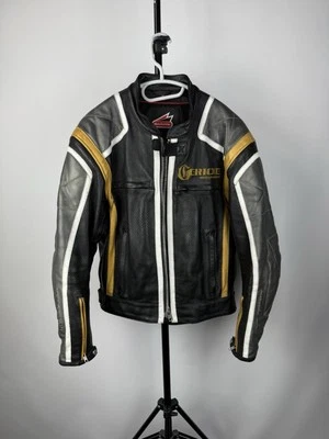 🔥Hein Gericke Motorcycle MOTO Biker Leather Racing Jacket VNTG Men’s S Size - Image 1 of 4
