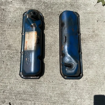 Ford 351M 351C 400 ENGINE VALVE ROCKER COVER COVERS F150 F250 1978 1979 Bronco - Image 1 of 4