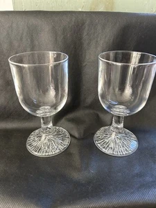 Copas de vino italianas vintage Christina Helkrystal S/2 - Imagen 1 de 4