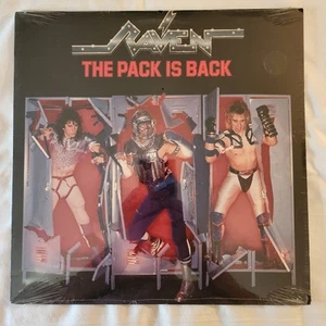 SEALED! Raven - The Pack Is Back - LP 1986 Original Press Metal - Picture 1 of 2