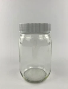 16 Unzen Glas Gläser mit Deckel Neu drei Etuis (insgesamt 36 Gläser) - Bild 1 von 4