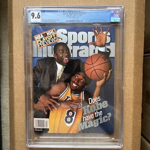 Kobe Bryant SPORTS ILLUSTRATED First Cover  April 27, 1998 Newsstand CGC 9.6 - Picture 1 of 5