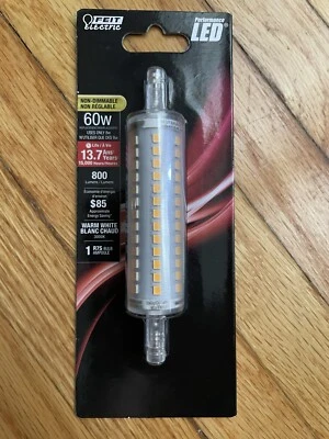 Feit R7S R7 LED Bulb Warm White 60 Watt Equivalence 1 pk - Image 1 of 4