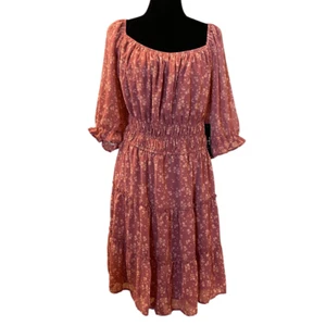 Trixxi Boho Prairie Floral Tiered Fit and Flare Dress Sz 3X NWT - Picture 1 of 14