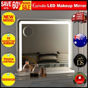 Embellir Makeup Mirror With Light Hollywood Vanity LED Mirrors White 50X60CM New - Picture 1 of 10