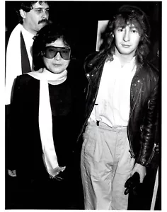 1985 Press Photo Yoko Ono son Sean Lennon at Julian Lennon Movie Screening - Picture 1 of 2