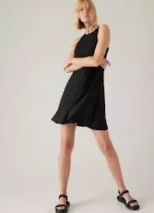 Athleta Women Black Athletic Dress size Medium pickleball active UPF 40 - Picture 1 of 10