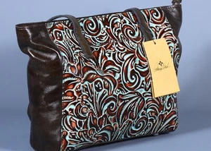 Bolso de Hombro PATRICIA NASH VARSI TOOLED TURQUESA Cuero - Imagen 1 de 3