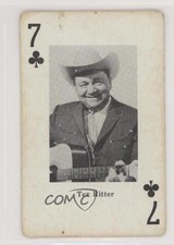 1970 Heather Enterprises Country Music Playing Cards Tex Ritter #7C 0w6