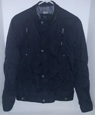 Guess Los Angeles 1981 Jacket With Faux Leather Trim Size Medium - Image 1 of 4