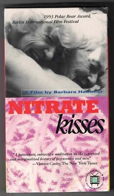Nitrate Kisses 1992 VHS Barbra Hammer Art Lesbian & Gay Avant Garde Documentary - Image 1 of 2
