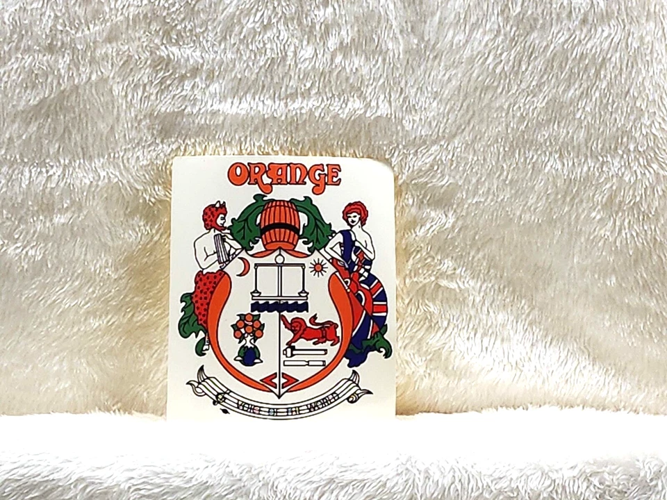 Orange Amplifiers Crest Sticker - Image 1 of 1